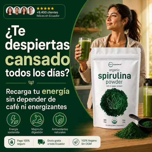 Espirulina orgánica en polvo Micro Ingredients